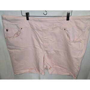 Belle By Kim Gravel Flexibelle Belle Curve 8” Shorts Size 30W Light Pink A395459